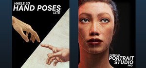 HAELE 3D - Portrait Pro + Hand Lite - Art References banner