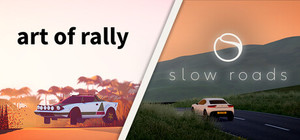 art of rally & Slow Roads banner
