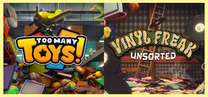 Too Many Toys & Vinyls banner