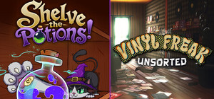 Shelve the Potions! X Vinyl Freak: Unsorted banner