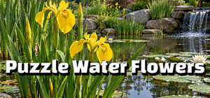 Puzzle Water Flowers banner