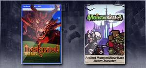 Deskrawl: Idle ARPG & Monster Battles banner