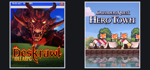 Deskrawl: Idle ARPG + Crusaders Quest : Hero Town banner