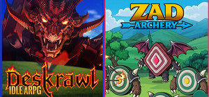 Zad Archery + Deskrawl: Idle ARPG banner