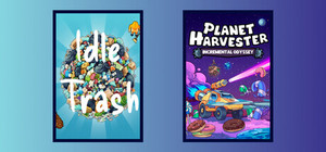 Planet Harvester x Idle Trash banner