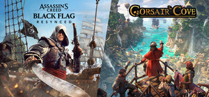 Assassin's Creed Black Flag Resynced x Corsair Cove banner