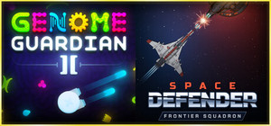 🧬 Genome Guardian 2 × Space Defender: Frontier Squadron 🌌 banner