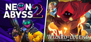 Neon Abyss 2 + Wizard of Legend banner