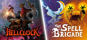 The Spell Brigade x Hell Clock banner