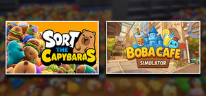 Boba Cafe Simulator & Sort The Capybaras banner