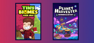 Planet Harvester x Tiny Biomes banner