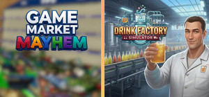 Game Market Mayhem x Drink Factory banner