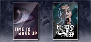 Time To Wake Up & Menace from the Deep banner