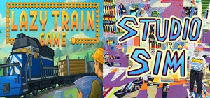 Studio Sim 🎨 + Lazy Train Game 🚂 banner