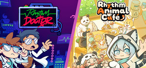 Rhythm Doctor x Rhythm Animal Café banner
