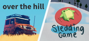 over the hill x Sledding Game banner