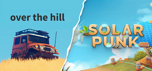 over the hill x Solarpunk banner