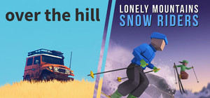 over the hill X Lonely Mountains: Snow Riders banner