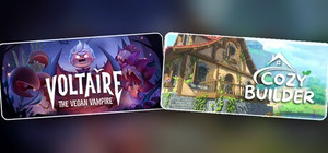 Voltaire- The Vegan Vampire x Cozy Builder banner