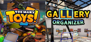 Too Many Toys X Gallery Organizer banner