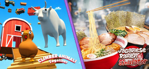 🐔 Climber Animals Together & Japanese Ramen Simulator 🍜 banner