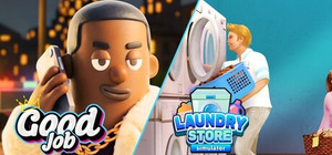 Good Job in Laundry Store banner